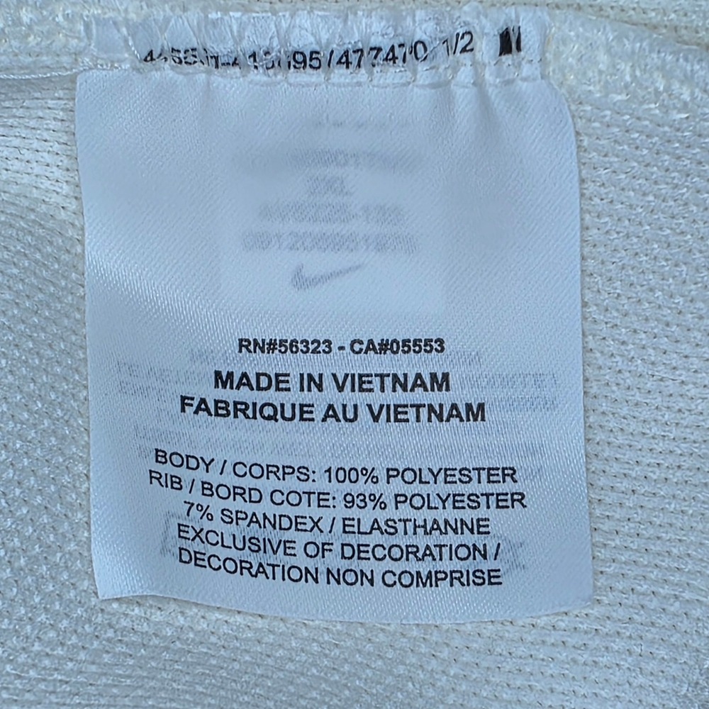 Nike Golf Dri-FIT V-Neck Sweater Vest Mens XXL White AV5225-133 - Picture 6 of 9